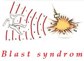 blast syndrom poraneni tlakovou vlnou exploze priznaky projevy symptom